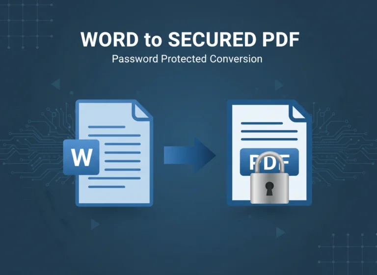 Word to PDF Conversion: How to Add Password Protection