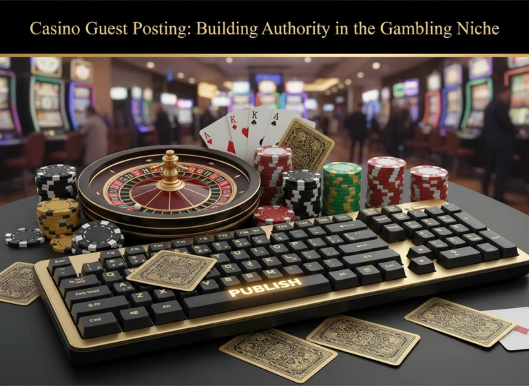 Casino Guest Posting: Building Authority in the Gambling Niche