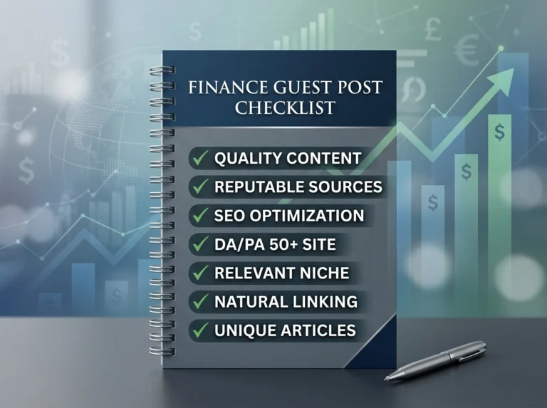 The Ultimate Checklist for Buying Finance Guest Posts