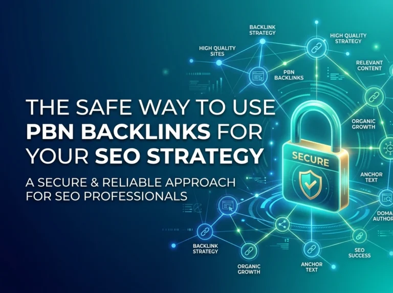 The Safe Way to Use PBN Backlinks for Your SEO Strategy