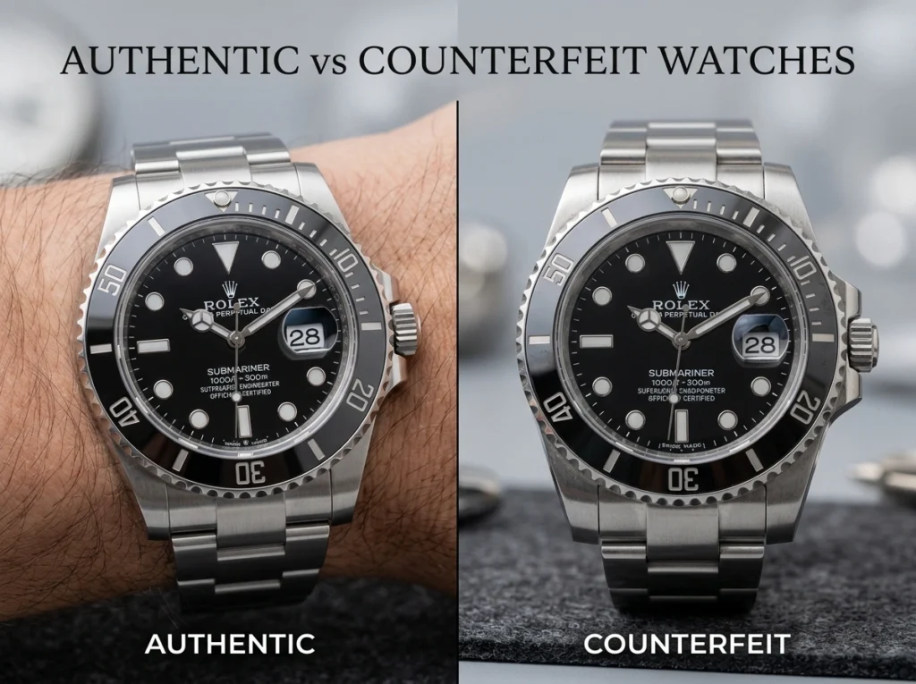 Authentic vs Counterfeit Watches: What Collectors Should Know