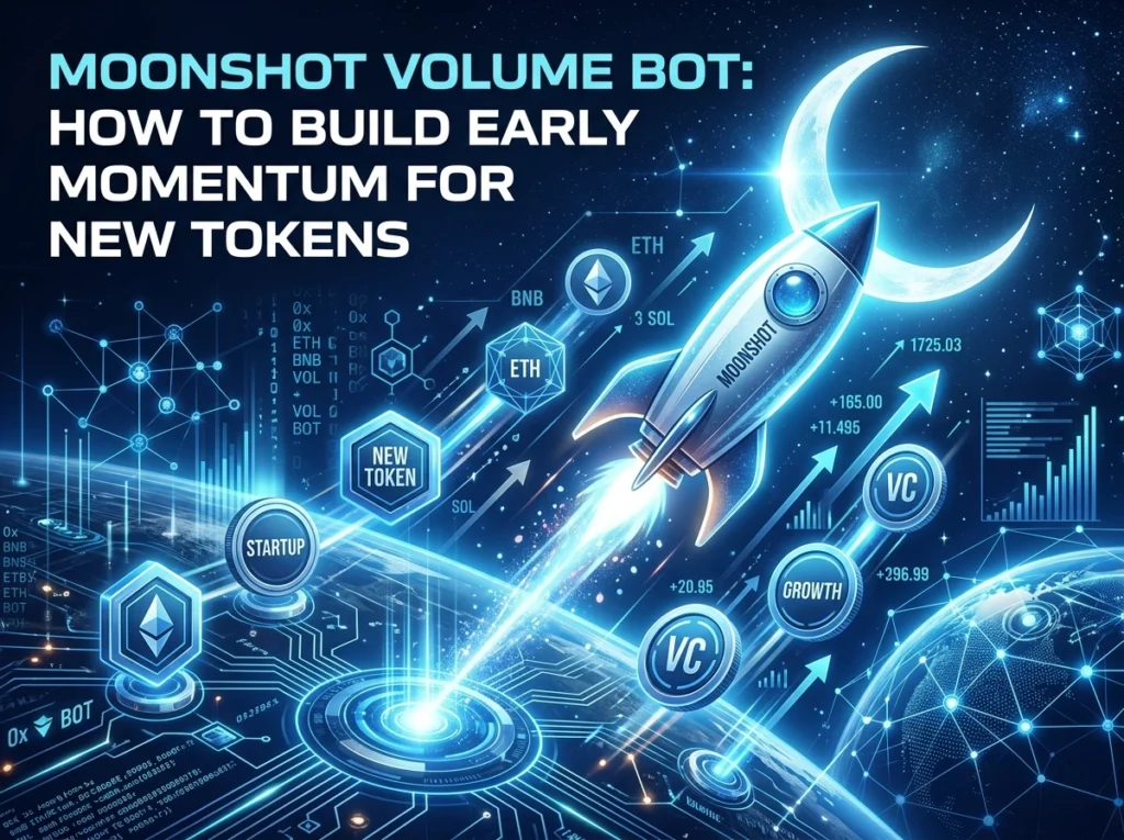 Moonshot Volume Bot: How to Build Early Momentum for New Tokens