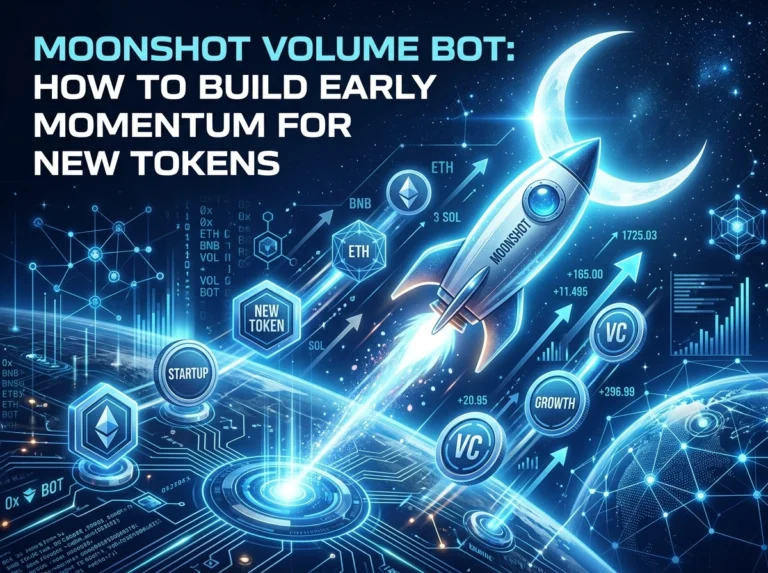Moonshot Volume Bot: How to Build Early Momentum for New Tokens