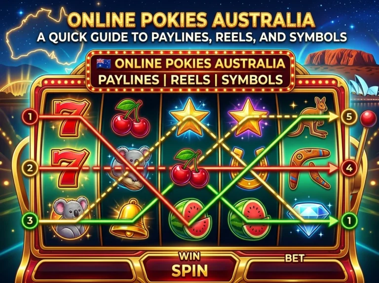 Online Pokies Australia: A Quick Guide to Paylines, Reels, and Symbols